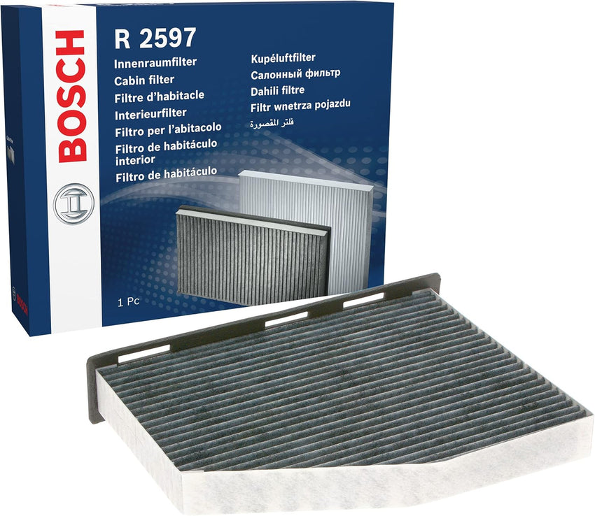 Bosch Cabin Air Filter R2597 Activated Carbon Pollen & Dust Protection