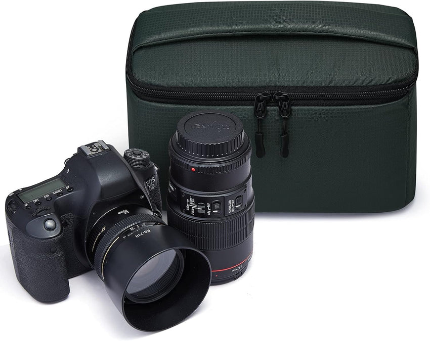 Padded Foldable Bag for DSLR SLR Camera â Green Minimalist