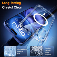 TAURI for iPhone 16 Case, with Screen Protector, Clear