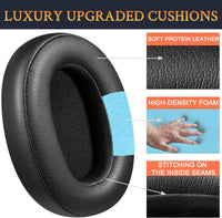 SOULWIT Earpads for Sony WH-XB900N (Not Fit WH-XB910N) - Black | Also for WH-CH710N/WH-CH720N/WH-RF400/MDR-RF895RK Headphones