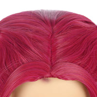 Girls Long Pink Double Ponytail Anime Cosplay Wig Heat-Resistant â Pink