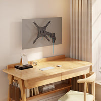 ProperAV Gas Spring Swing Arm Monitor & TV Wall Bracket 23'' 24" 28" 32" 37" 40" 42" 43" 46" 49" 55" VESA Max 400x400 Black