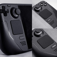 TALONGAMES Touchpad Protector Compatible with Steam Deck Touch Trackpad (Trackpads Protector + 4 Keys Protector, Matrix Mini Hex - Black)