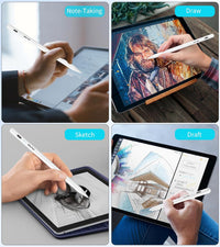 MMK Stylus Pen black for iPad(2018-2024), 2.0 Gen Pencil with Pixel-Perfect Precision & Tilt Sensitivity, Compatible with iPad 6-10th Gen,for iPad Pro 12.9''/11''/13'',for iPad Air 3/4/5/6,for iPad Mini 5/6