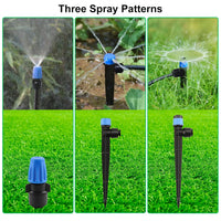 Irrigation System Kit 230ft Automatic Drip System with Tubings and Connectors