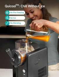 HiCOZY F3 Slush Machine Ice Cream Maker 5 Preset Modes NEW Black