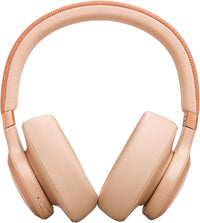 JBL Live 770 NC Wireless Over-Ear Headphones with Noise-Cancelling Technology and 65-Hour Battery Life, Sandstone