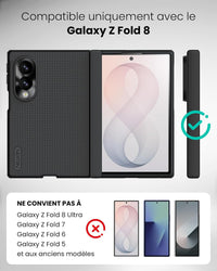 Samsung Galaxy Z Fold 8 Protective Case MagSafe Hinge Protection Shockproof Black