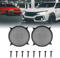 X AUTOHAUX 2pcs Grill Cover 12" Mesh Protector Car Speaker Subwoofer Grill