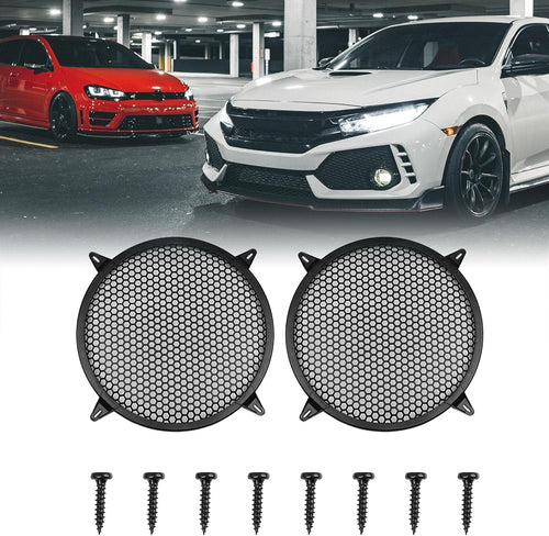 X AUTOHAUX 2pcs Grill Cover 12" Mesh Protector Car Speaker Subwoofer Grill