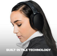Skullcandy Hesh ANC Wireless Over-Ear Bluetooth Headphones, GRADE C Active Noise Cancelling, Up to 22 Hrs Battery, Foldable Lightweight Design, Microphone for iPhone Android - True Black