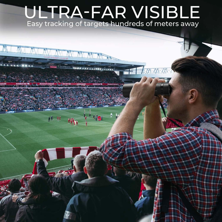 K&F CONCEPT12x32 Compact Binoculars for Kids and Adults, with BAK4 prism, FMC Lens, IP65 Waterproof & Neck Strap for Bird Watching Hunting Travel Camping Stargazing