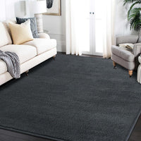 Rururug Large Rugs for Living Room 200x300 cm Rugs Living Room, Microfiber Shaggy Rug, Modern Plain Fluffy Area Rugs Machine Washable Anti-Slip Carpet, Grey Rug