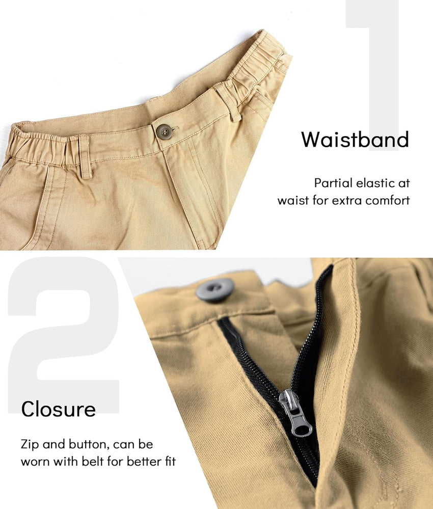 APTRO MenÃ¢ÂÂs Cargo Shorts Combat Workwear with Multi Pockets Ã¢ÂÂ Khaki 30