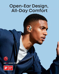 soundcore AeroFit 2 by Anker, Open-Ear Headphones, Adjustable Ear Hooks, Secure Fit, Instant AI Translation, Rich Bass, Hi-Res, 42H Playtime, Bluetooth 5.4, IP55, AI Clear Calls, Wireless Charging