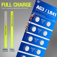 Starcell 16 PCS LR41 AG3 392 192 SR41SW Battery 1.5V Button Coin Cell Batteries