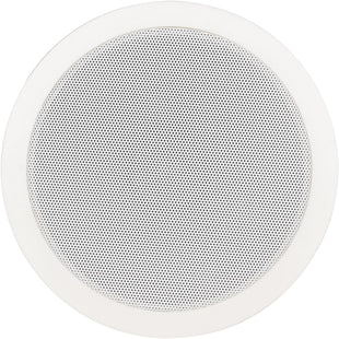 Adastra | Flush-Mount 100V Ceiling Speaker supplied singularly with Selectable 3 to 6W Output in a Clean White Finish