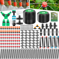 315 Pcs Garden Irrigation System Kit with 60m & 15m Pipes Automatic Drip System
