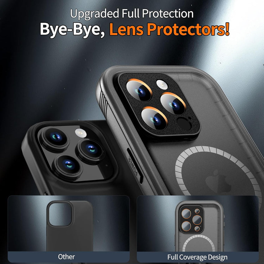 Cozycase for iPhone 14 Pro Max Case Ultra Waterproof for MagSafe - 360 Heavy Duty Shockproof/IP68 Dustproof/Double Full Body/Front and Back 14 ProMax Protective Case with Screen/Camera ProtectorMatte