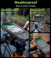 Bike Phone Mount Anti-Theft Waterproof Shockproof Lock/Unlock â Universal