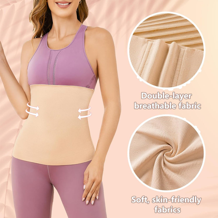 SURE YOU LIKE Waist Trainer for Women Postpartum Recovery Belt Seamless Shapewear for Women Tummy Control Body Shaper,1 pcsÃ¯Â¼ÂSkin,S=UK 8-10 Beige