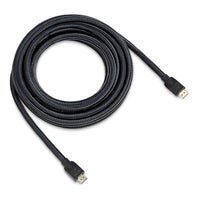 Amazon Basics HDMI to HDMI Cable, 18Gbps High-Speed, 4K@60Hz, 2160p, Nylon-Braided Cord, Ethernet Ready, 7.6 m, Nylon, Black