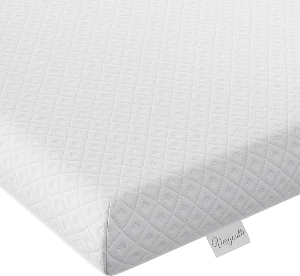 3 Inch Memory Foam Mattress Topper Single â Gel & Bamboo Charcoal Infused 90x190x7.5CM