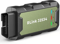 TOPDON RLink J2534 Pass-Thru Programmer, OEM Reprogramming and Diagnostic Tool, Enhanced J2534 VCI, Supports J2534/D-PDU/CAN-FD/DoIP, Compatible with 13+ Vehicle Brands, ONLY with Laptop