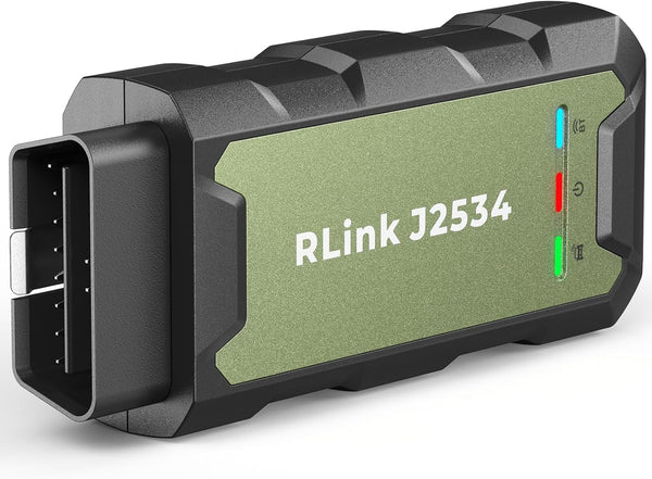 TOPDON RLink J2534 Pass-Thru Programmer, OEM Reprogramming and Diagnostic Tool, Enhanced J2534 VCI, Supports J2534/D-PDU/CAN-FD/DoIP, Compatible with 13+ Vehicle Brands, ONLY with Laptop