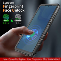 Magnetic Shockproof IP68 Waterproof 360Â° Case for Samsung S25 Ultra Compatible with MagSafe Black