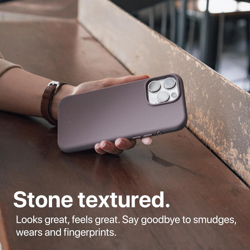 TineeOwl for iPhone 16 Pro Magnetic Case, [Covered Camera Control Button], Compatible with MagSafe, TPU, Minimalist, Slim/Thin, Grippy - Dune Series (Dusty Lilac, iPhone 16 Pro)
