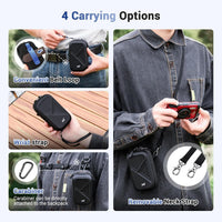 JJC Shockproof Hard Shell Travel Case Storage Box for OM-System Olympus Tough TG-7 TG-6 TG-5 TG-4 TG-3 TG-2 TG-1 RICOH GR3 Canon G7X Sony RX100 Series, Replace Olympus CSCH-107 Hard Case