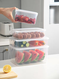 Food Storage Container Set 1.1L x6 BPA-Free Microwave & Freezer Safe â Clear 1.1L x6