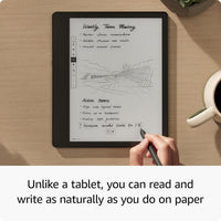 Kindle Scribe (2022 release) - 16 GB, the first Kindle and digital notebook, all in one, with a 10.2" 300 ppi Paperwhite display, with built-in notebook summarisation. Includes Basic Pen