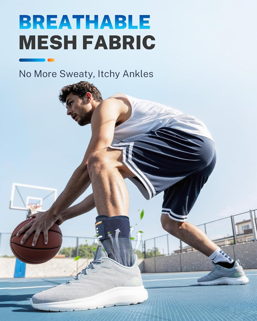 Ankle Support Brace Removable Stabilizers for Injury Recovery â One Unit