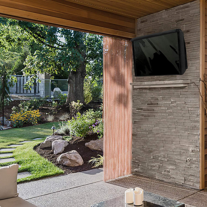 Outdoor TV Cover 600D Waterproof with Clear Front Screen â 22â24in