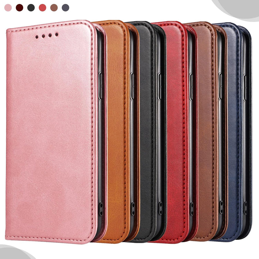 DENDICO Case for Nokia G60 5G, Classic PU Leather Magnetic Wallet Case, Flip Folio Protective Phone Cover Compatible with Nokia G60 5G, Light Brown