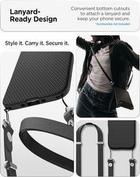 Spigen Liquid Air Case Compatible with iPhone Air (2025) [Military-Grade Drop Protection] - Matte Black
