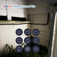 Elfcam(R) - 10m/32.8ft Armored Fiber Optic Cable for Outdoor and Indoor SCA to SCA Simplex Singlemode, Compatible with FTTH Cables, 10 Meters