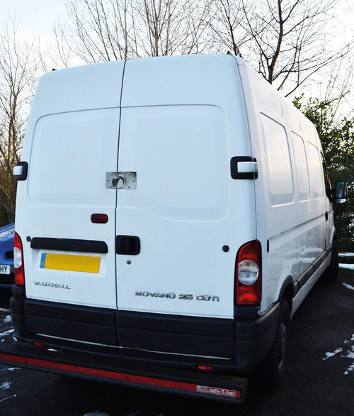 Maypole Heavy Duty Security Lock for Vans, Sheds & Garages â Chrome 2kg