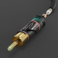 KabelDirekt - RCA to jack 3.5 adapter cable - 1,5 m - versatile plug-and-play audio cable (Aux/3.5mm to 2x RCA for connection to smartphone, tablet, home theater, soundbar, TV, notebook, MP3)