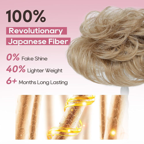 Hair Topper Synthetic Wiglet for Thinning Hair â Dark Blonde