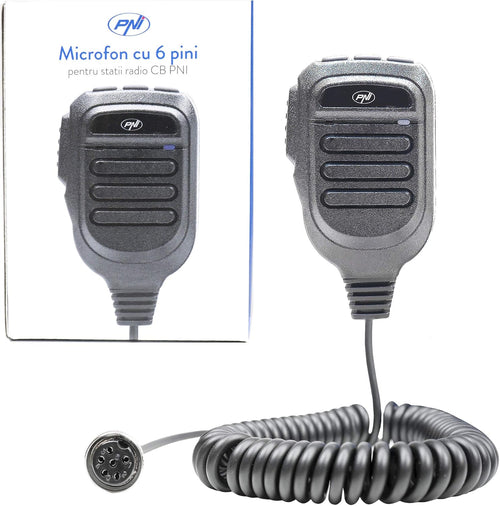 PNI Replacement microphone for CB Radio Escort HP 9500, HP 8900, HP 8000L 6-pin