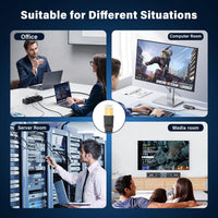 Cat 8 Ethernet Cable 3M, Nylon Braided High Speed Heavy Duty Network LAN Patch Cord, 40Gbps 2000Mhz SFTP RJ45 Flat Gigabit Internet Cable Shielded in Wall,Indoor&Outdoor for Modem/Router/Gaming/PC