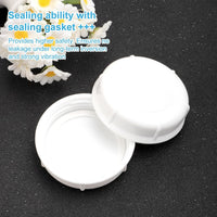 10 Pcs Baby Bottle Caps Replacement Compatible with Lansinoh MAM Pigeon Bottles â White