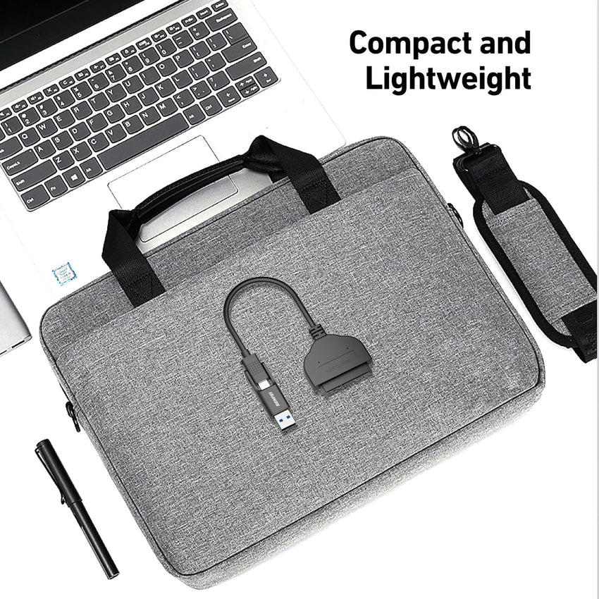 BENFEI SATA to USB Cable, 2in1 USB-C/USB 3.0 to SATA III Hard Driver Adapter Compatible for 2.5 inch HDD and SSD