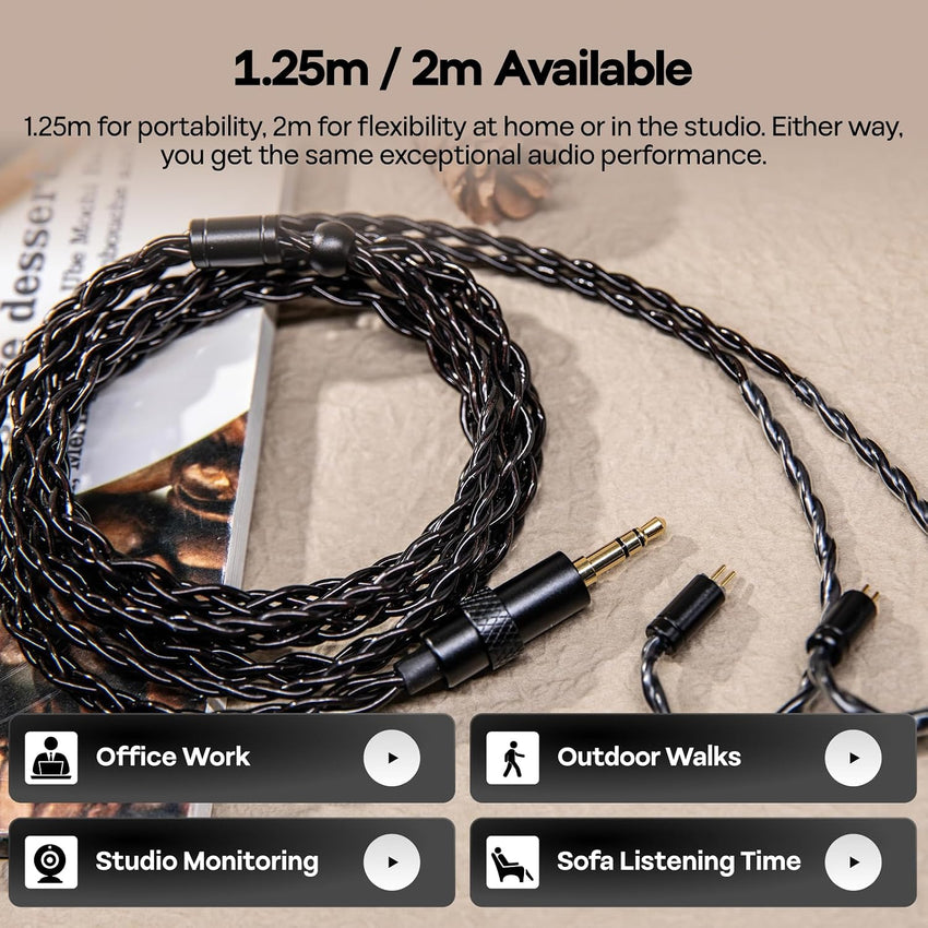 LINSOUL Terras Modular IEM Cable Detachable Connectors 3.5 Only