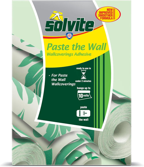 Solvite Paste the Wall Wallpaper Adhesive Ready to Use 474g