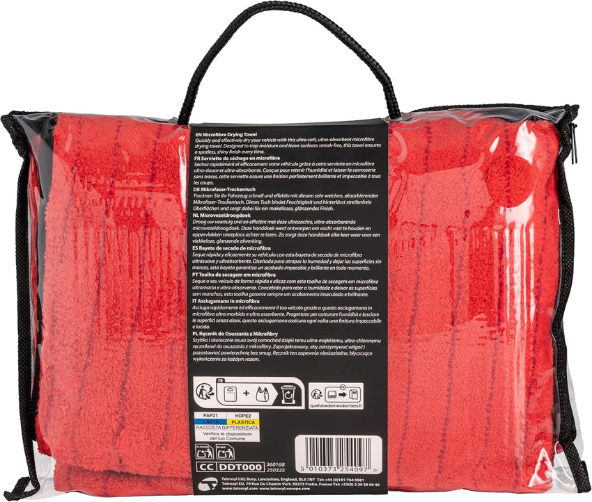 CarPlan Microfibre Drying Towel Super Absorbent for Cars - 60x90cm