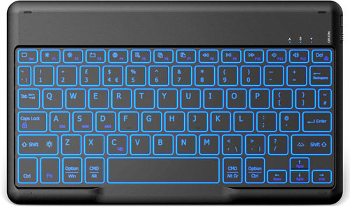 EasyAcc Bluetooth-Keyboard, Wireless Bluetooth Keyboard Compatible with Windows/Android/iOS with English Layout Tablets, backlight